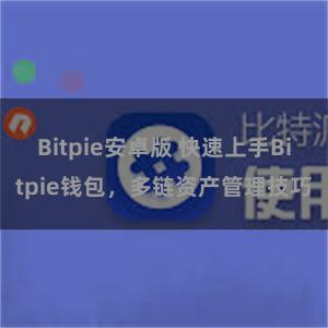 Bitpie安卓版 快速上手Bitpie钱包，多链资产管理技巧