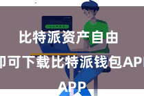 比特派资产自由  即可下载比特派钱包APP